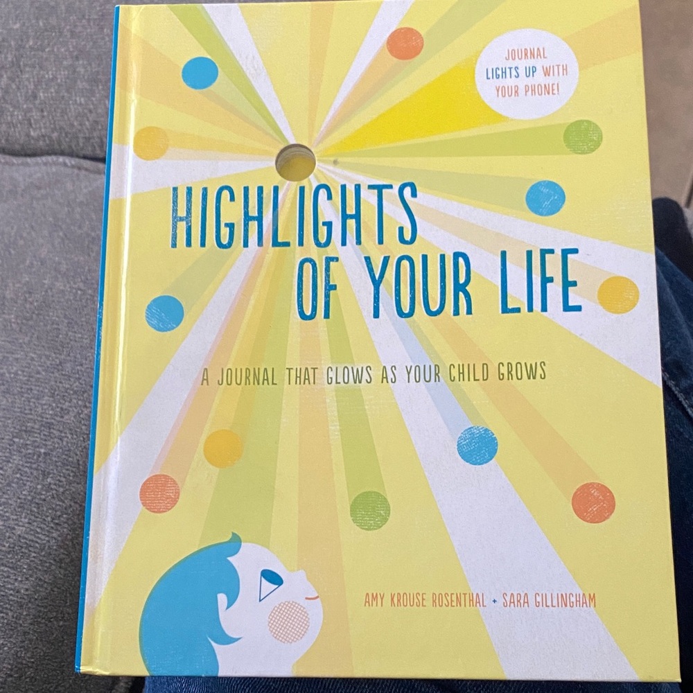 Highlights of Your Life Journal - Yellow with Blue Accents